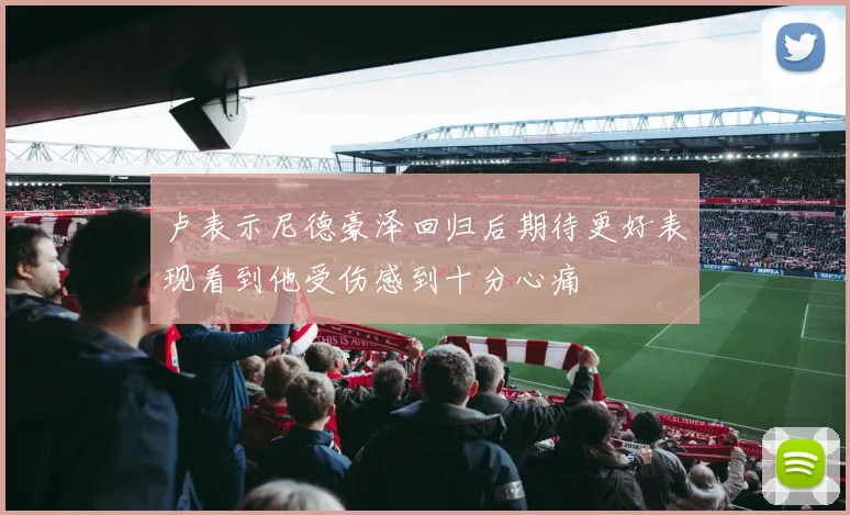卢表示尼德豪泽回归后期待更好表现看到他受伤感到十分心痛