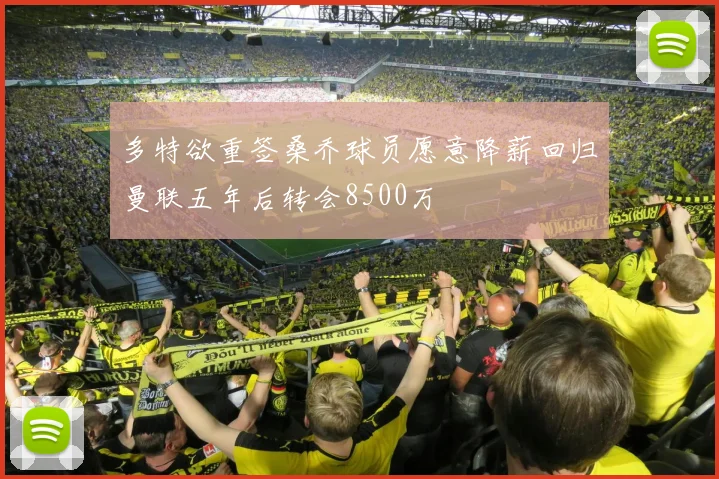 多特欲重签桑乔球员愿意降薪回归曼联五年后转会8500万